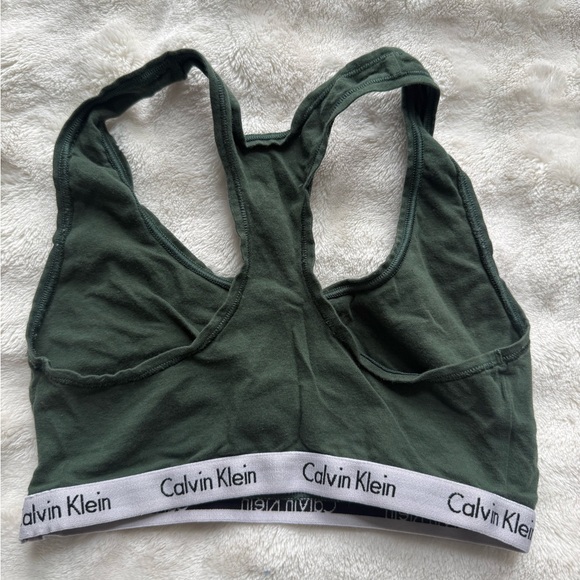 Calvin Klein Green Sports Bra - Picture 2 of 2